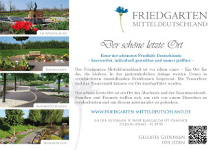 Friedgarten Mitteldeutschland